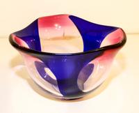 A Kosta Glass Vase. Height 6 3/4 inches.