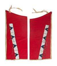 Sioux Beaded Wool Leggings