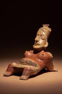 A Jalisco Reclining Female Figure