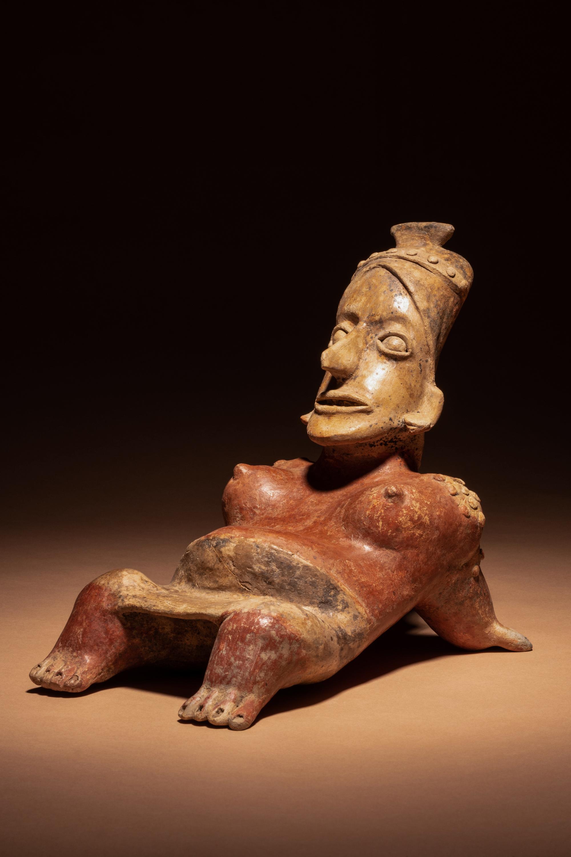 A Jalisco Reclining Female Figure
