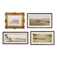 [Western Americana] Huffman, L.A. (1854-1931), photographer. A group of 4 collotypes with western subject matter.