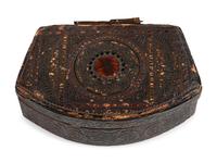 Civil War-era small hinged game box.