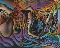 The Creation , Birth Tear/Tear , Birth Trinity , Guided by the Goddess , and Earth Birth (a group of 5 works from The Birth Project ), 1985