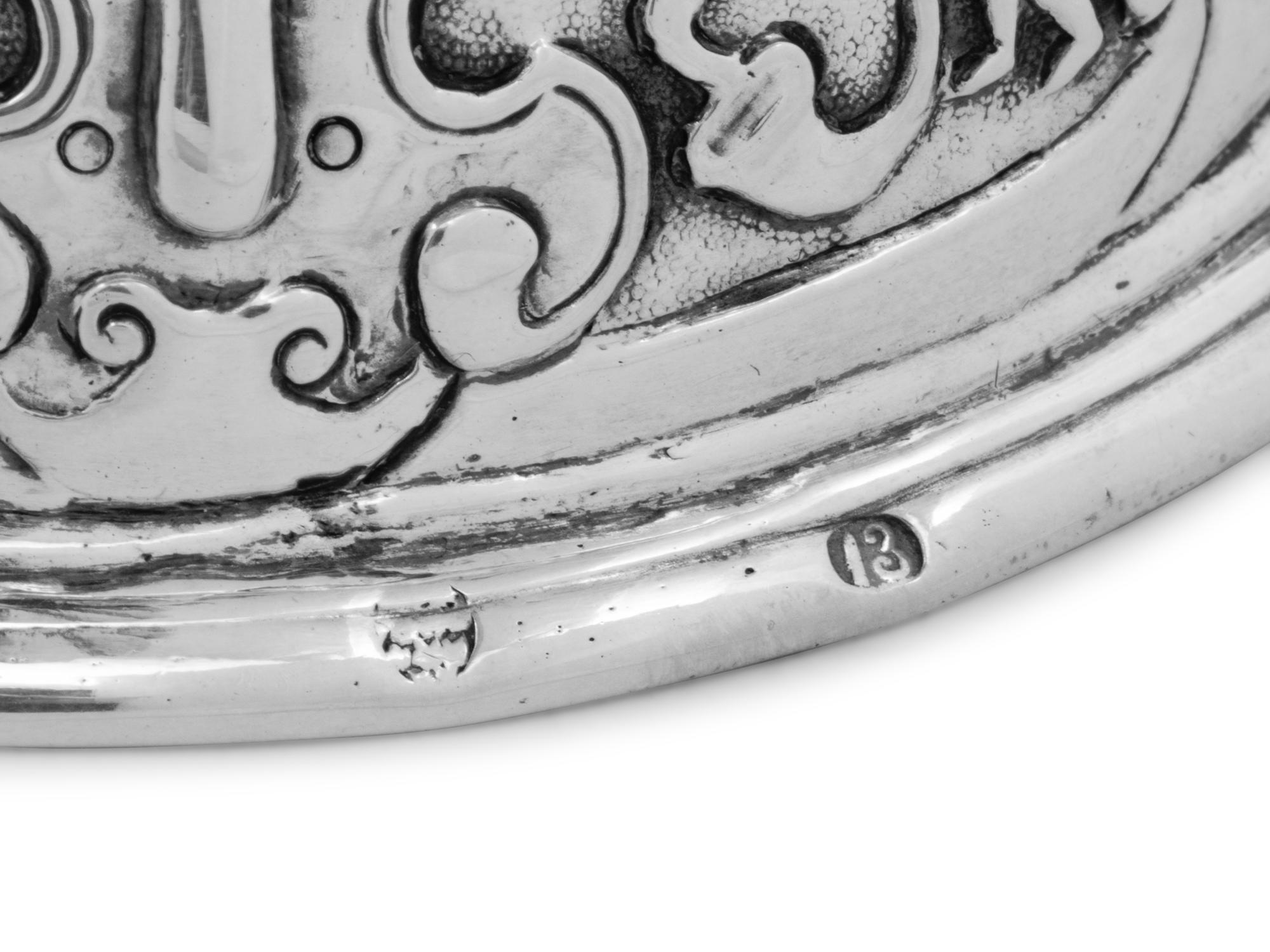 A German Silver Figural Master Salt