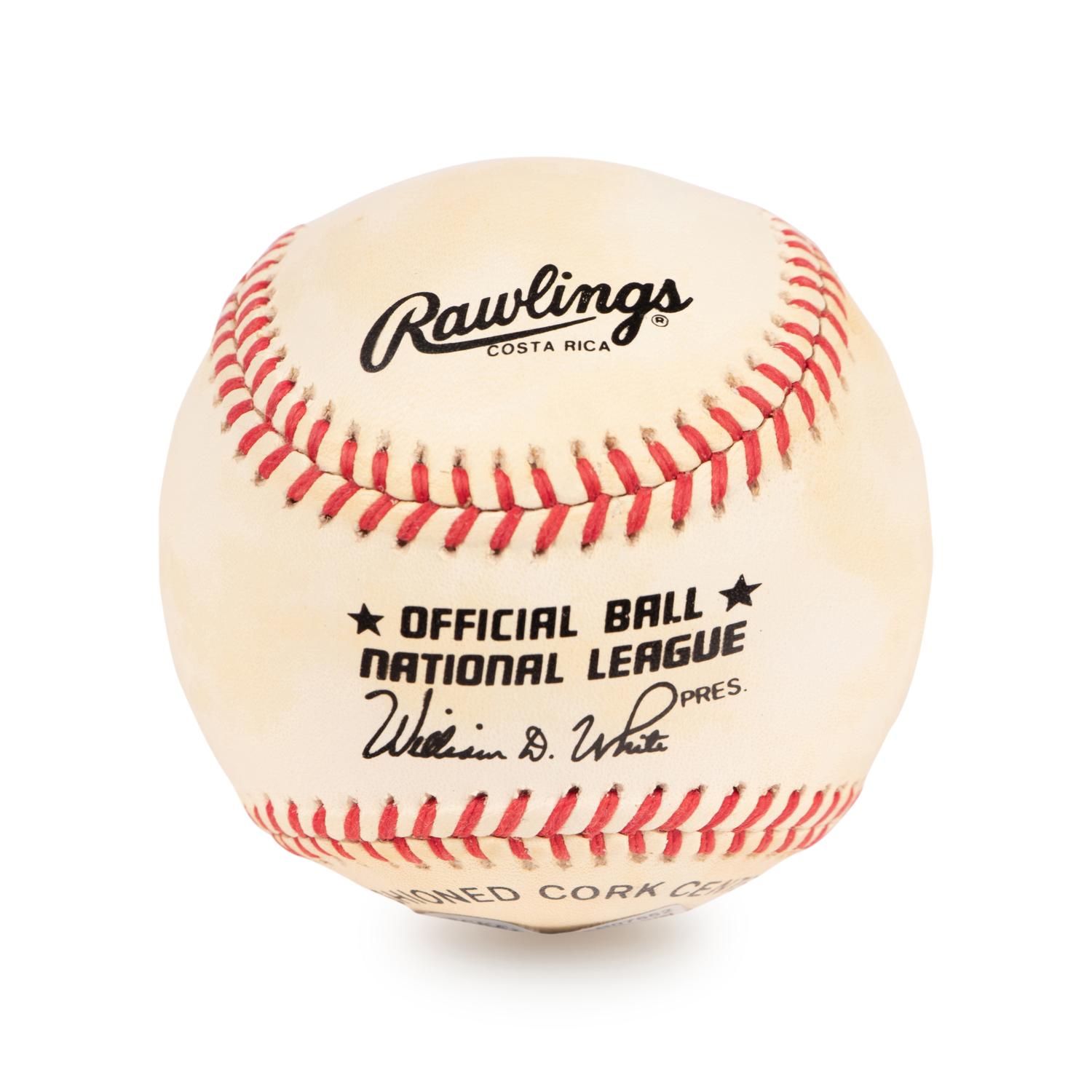 A Hank Aaron Signed Autograph Baseball (Beckett Authentication Services BAS Certified),