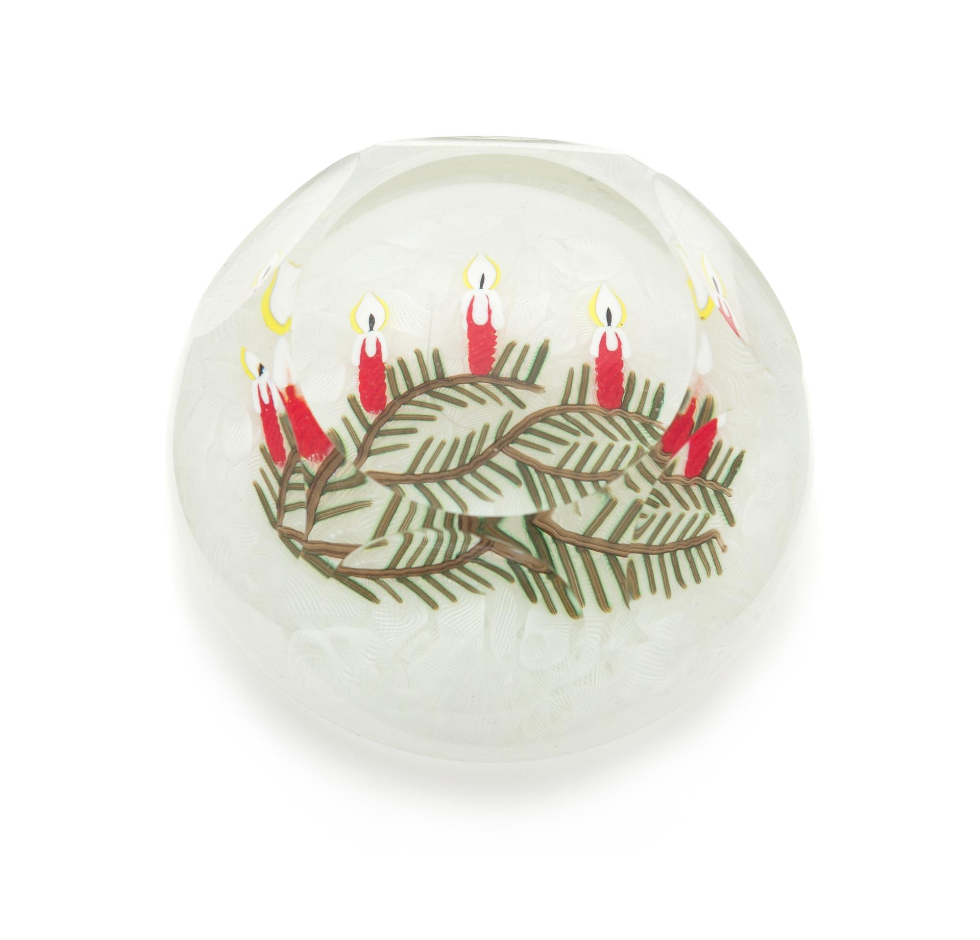 Perthshire Paperweights, Scotland, a 1999 Christmas paperweight