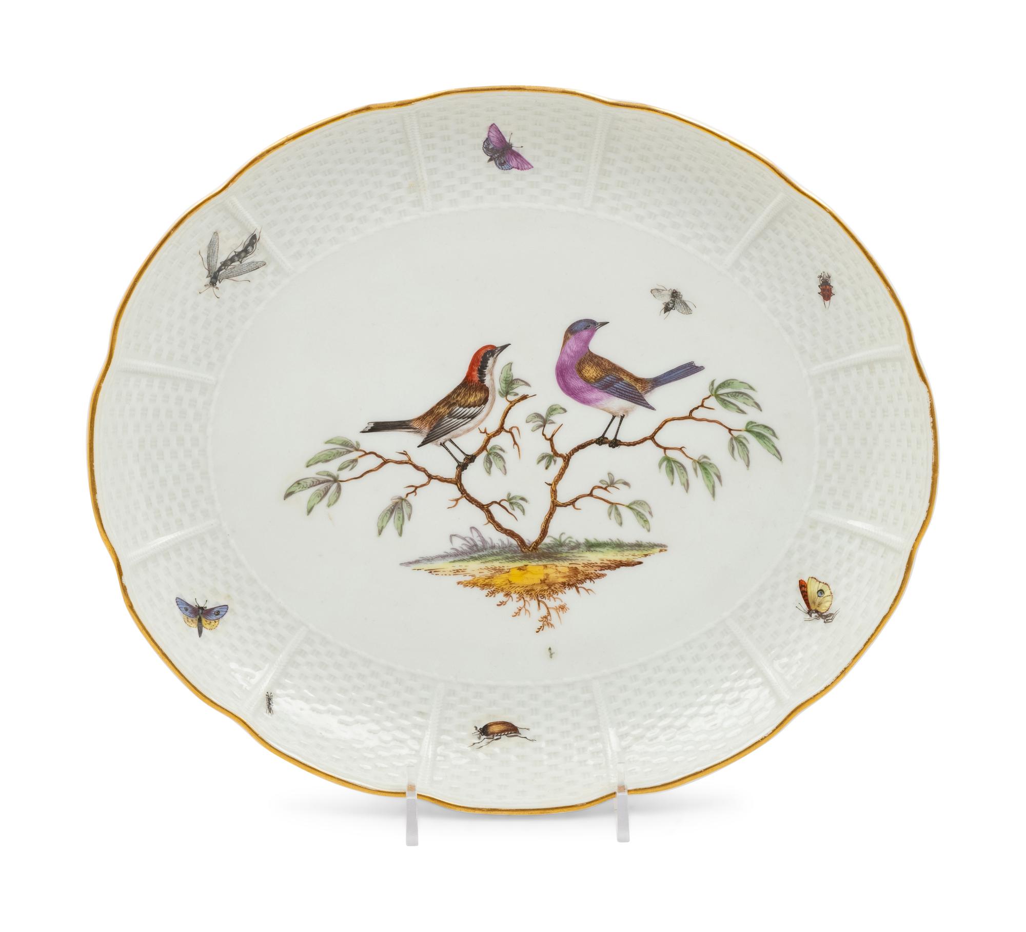 A Set of Ludwigsburg Porcelain Plates