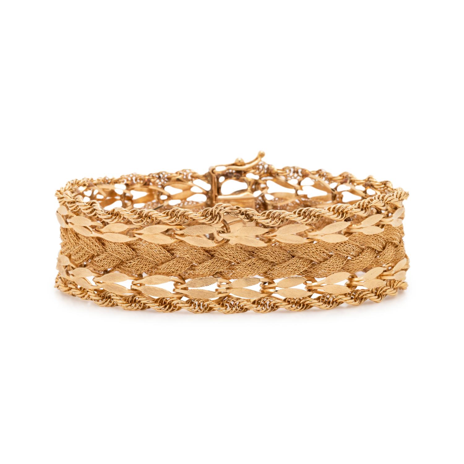 YELLOW GOLD BRACELET