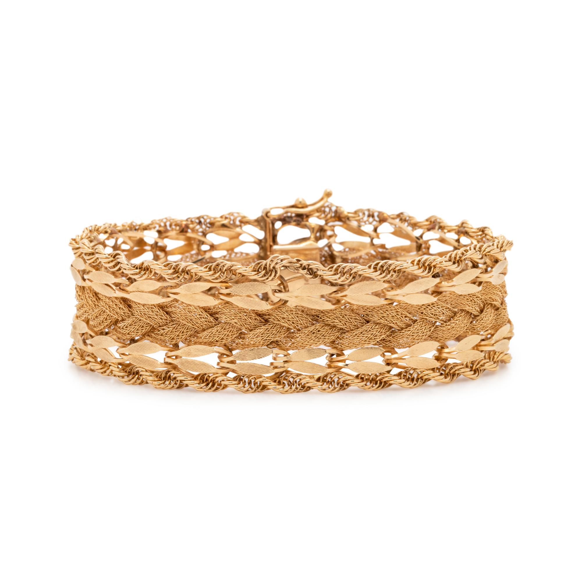 YELLOW GOLD BRACELET