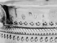 A Queen Anne Britannia Silver Caudle Cup