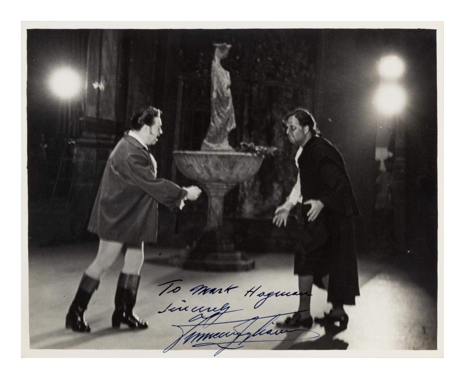 [20TH-CENTURY OPERA SINGERS]. A group of 5 signed and inscribed photographs of opera singers from the 1950s-1960s, comprising images of:
