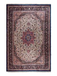 A Meshed Wool Rug