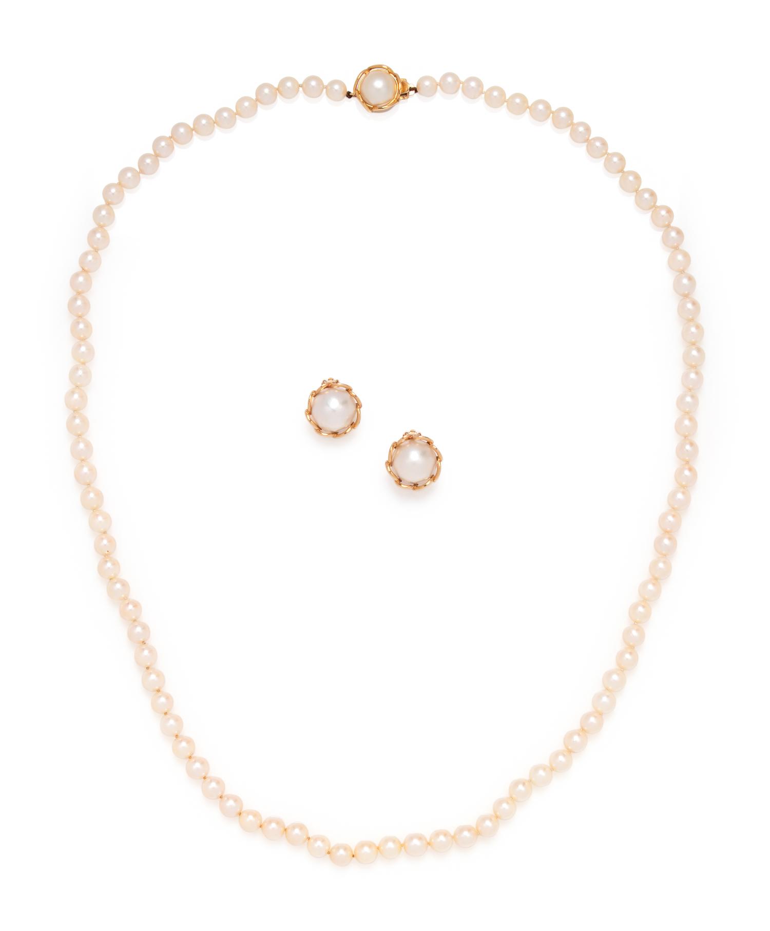 CULTURED PEARL SET