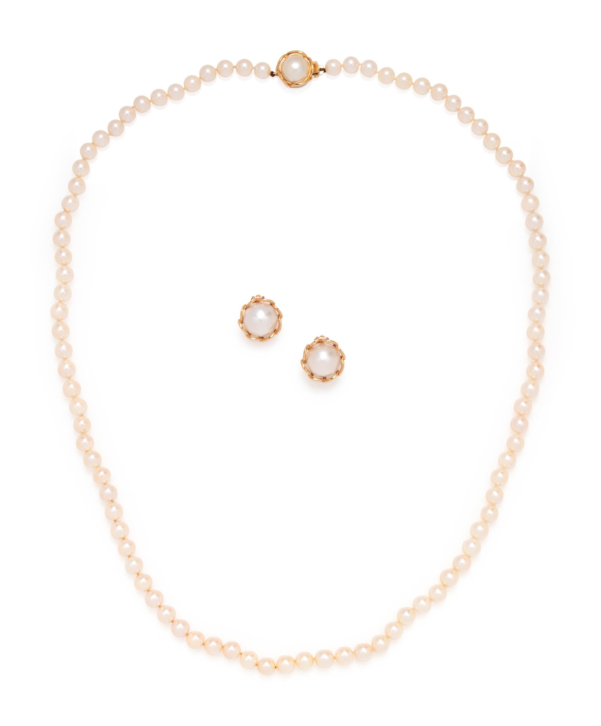 CULTURED PEARL SET