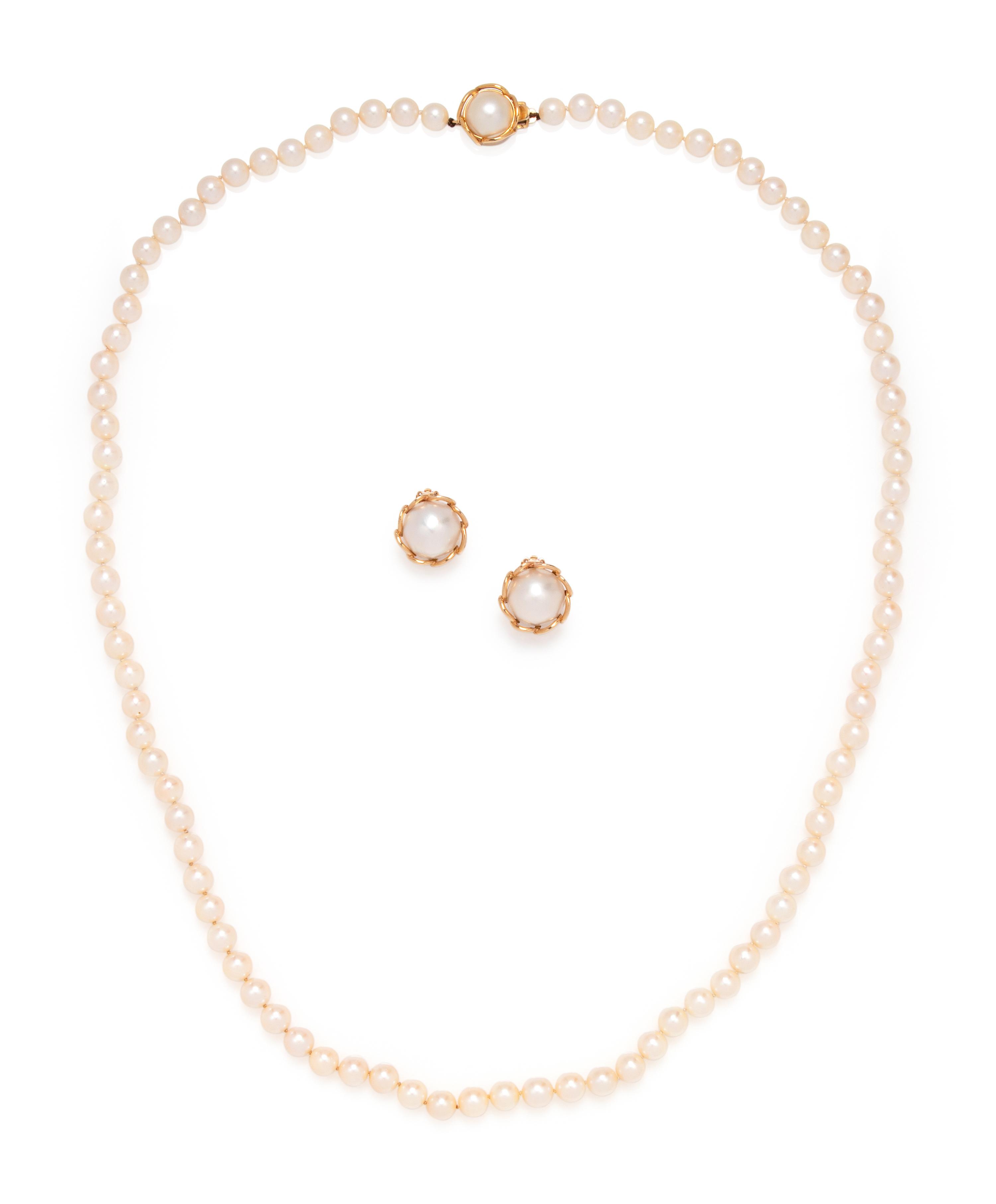 CULTURED PEARL SET