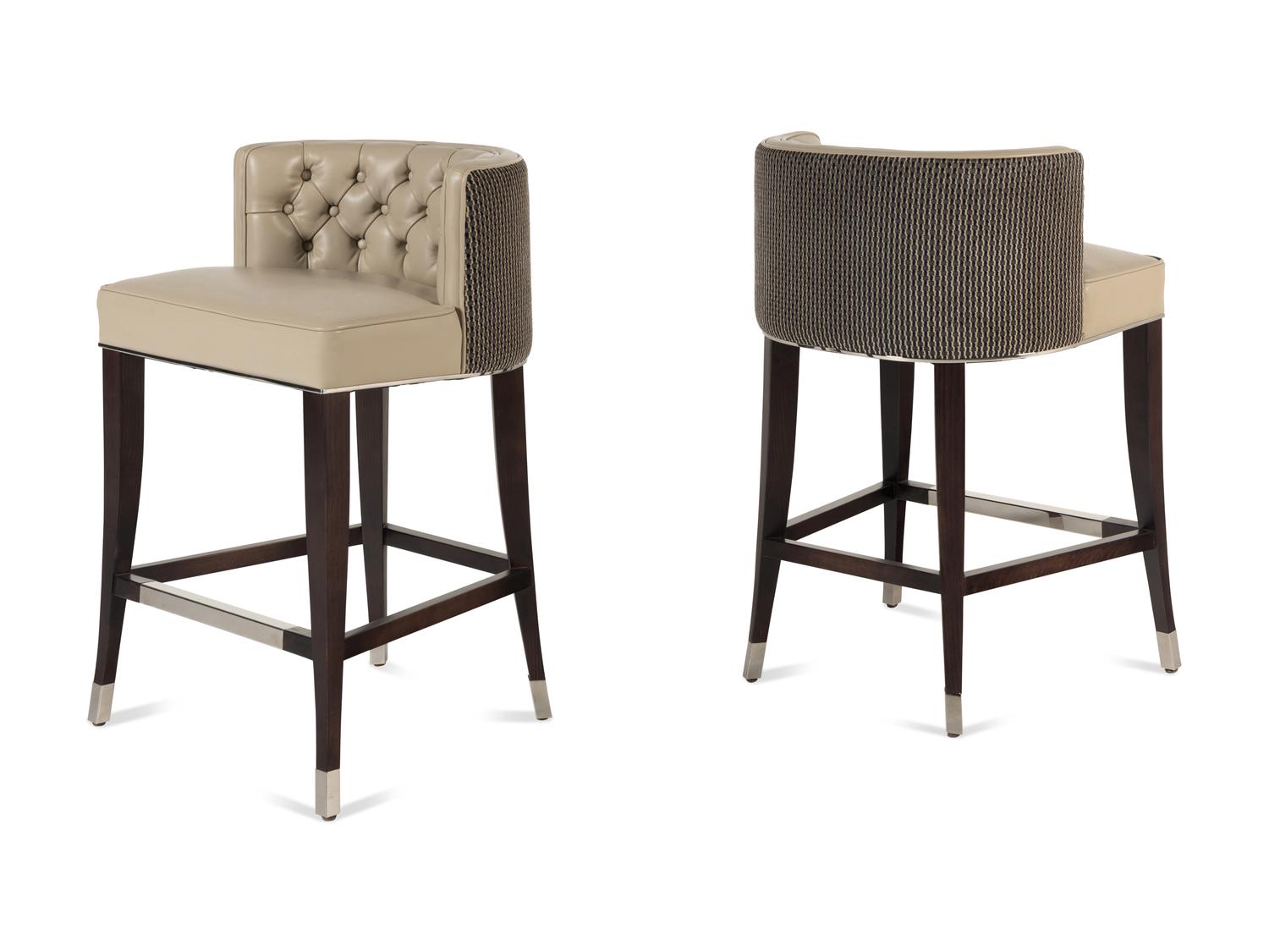 A Pair of Brabbu Bourbon Counter Stools
