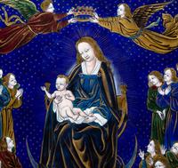 A Limoges Enamel on Copper Triptych