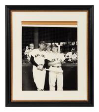 A Group of Five Large Scale Photographs Depicting Baseball Players Formerly Displayed at Mike Ditka’s Restaurant