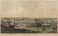 [MAINE]. PARSONS, Charles, lithographer (1821-1910) -- After John William HILL (1812-1879). Bangor, Me. New York: Endicott & Co. for Smith, Brothers & Co., 1854.