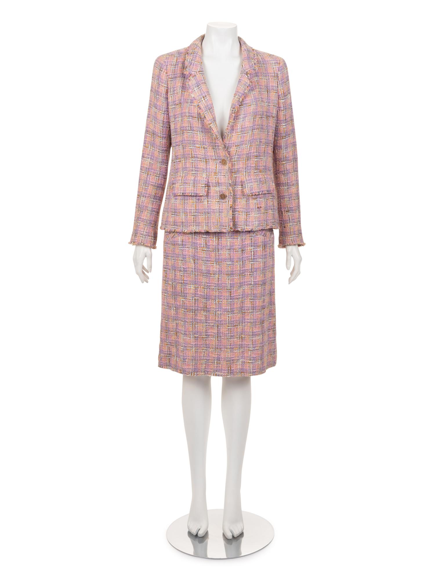 Chanel Two-Piece Tweed Skirt Suit, Spring 2005