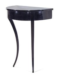 A Biedermeier Ebonized Console Table