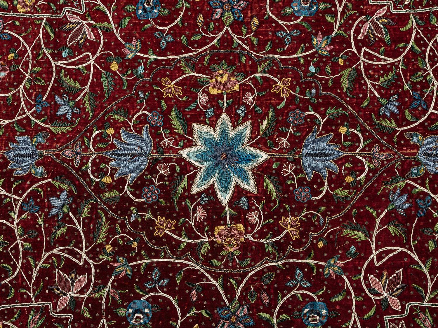 Northeastern Beaded Altar Cloth