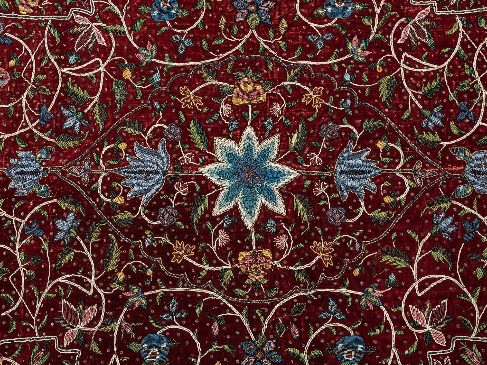 Northeastern Beaded Altar Cloth