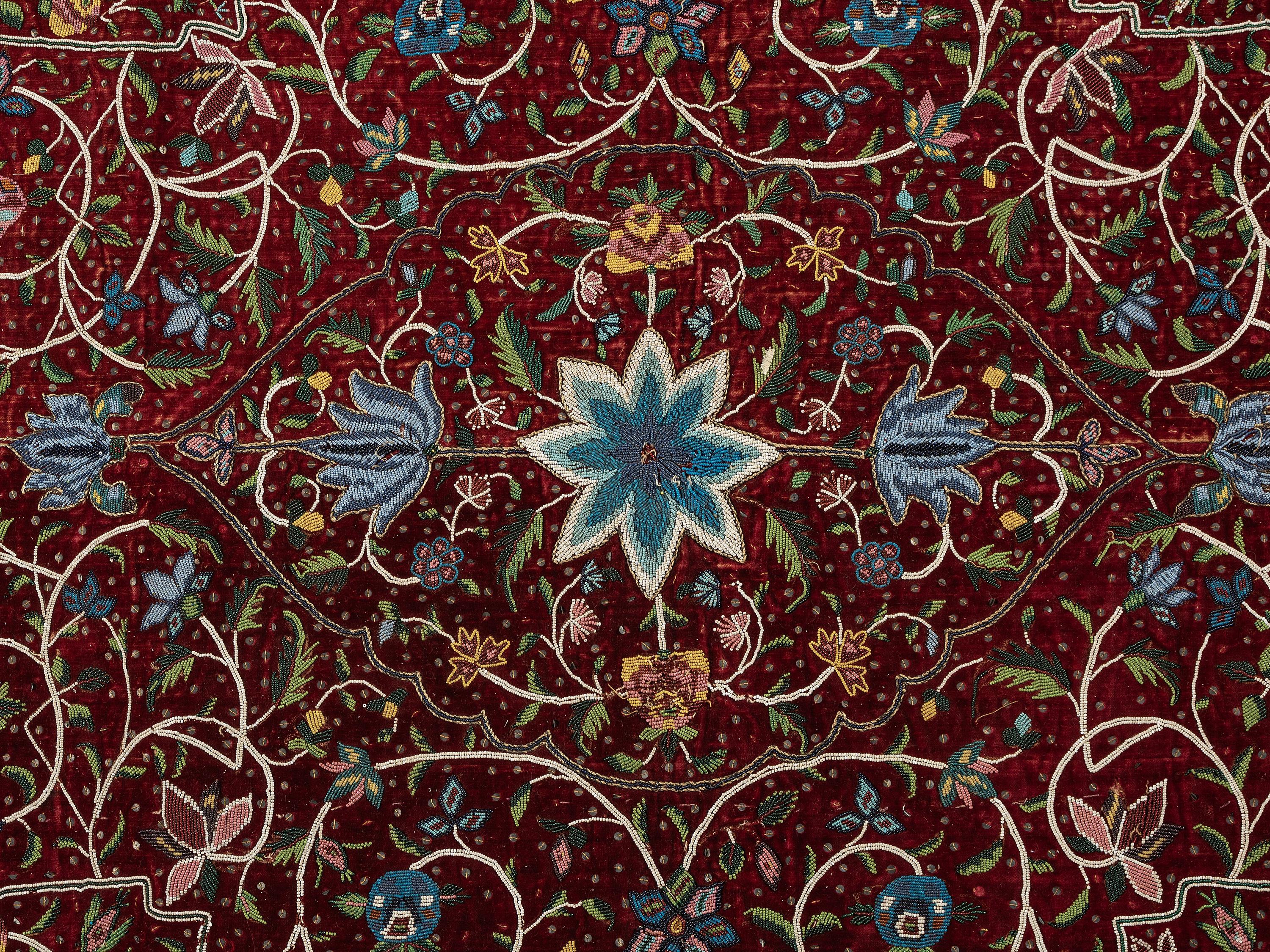 Northeastern Beaded Altar Cloth