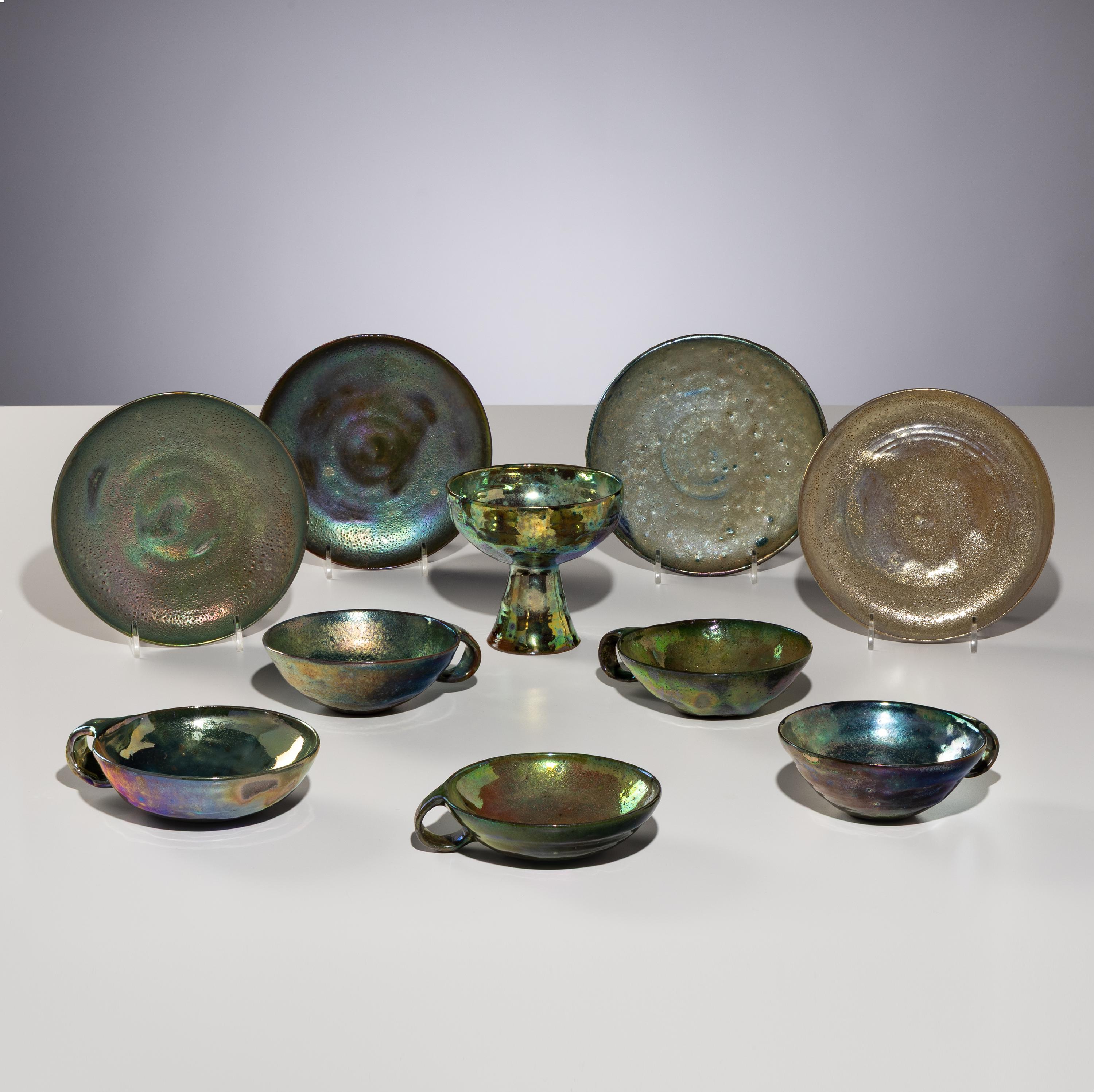 Beatrice Wood (American, 1893–1998) — Assembled Ten-piece Set
