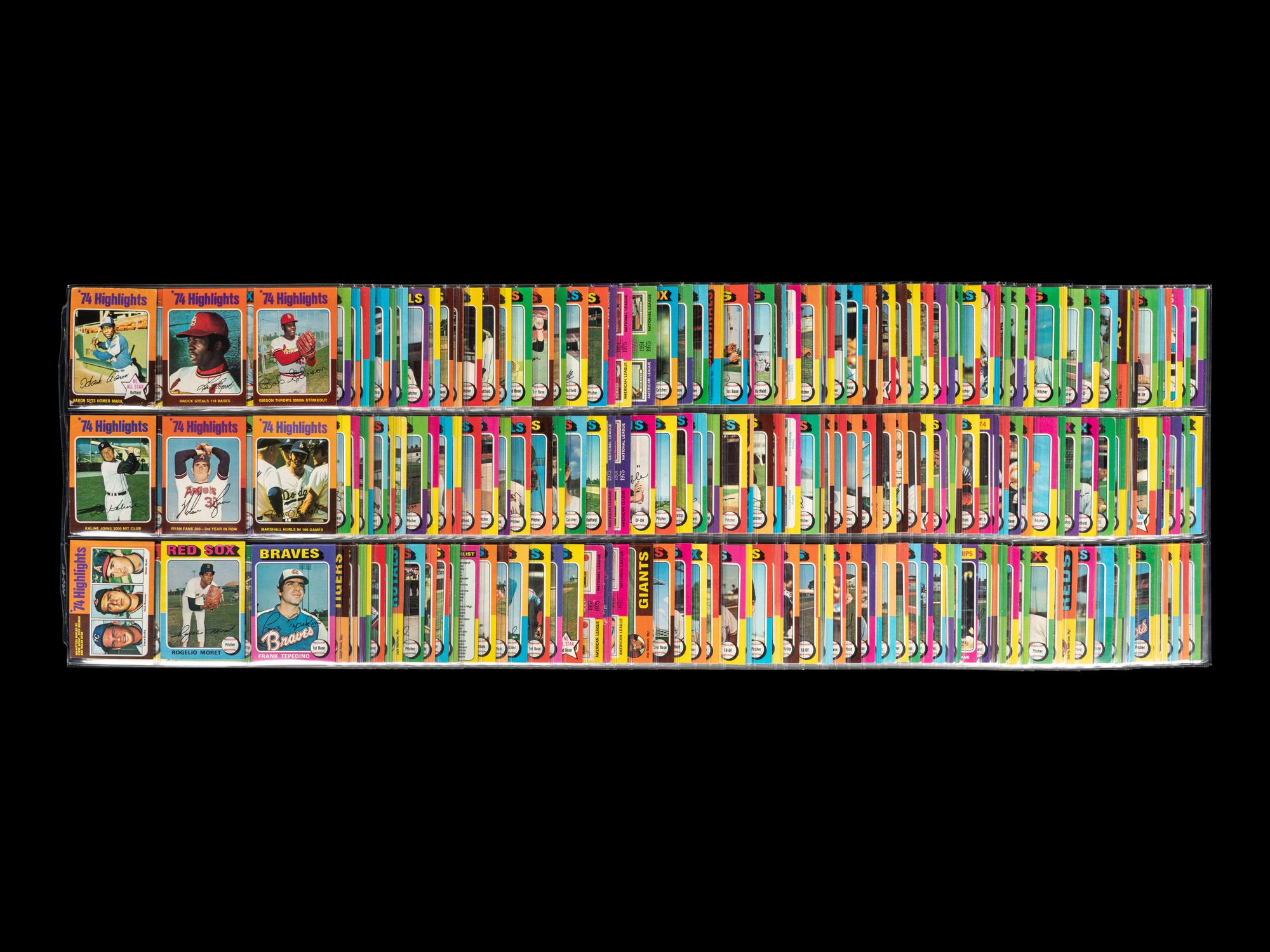 A Complete Set of 1975 Topps Baseball Cards (660/660),