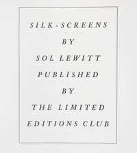 (LEC; LEWITT, SOL) BORGES, JORGE LUIS. Ficciones. New York, 1984. Signed by artist.