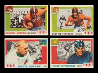 A Group of 36 1955 Topps All American Football Cards (Including Knute Rockne and The Four Horsemen),