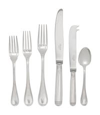 A Christofle Silver-Plate Flatware Service