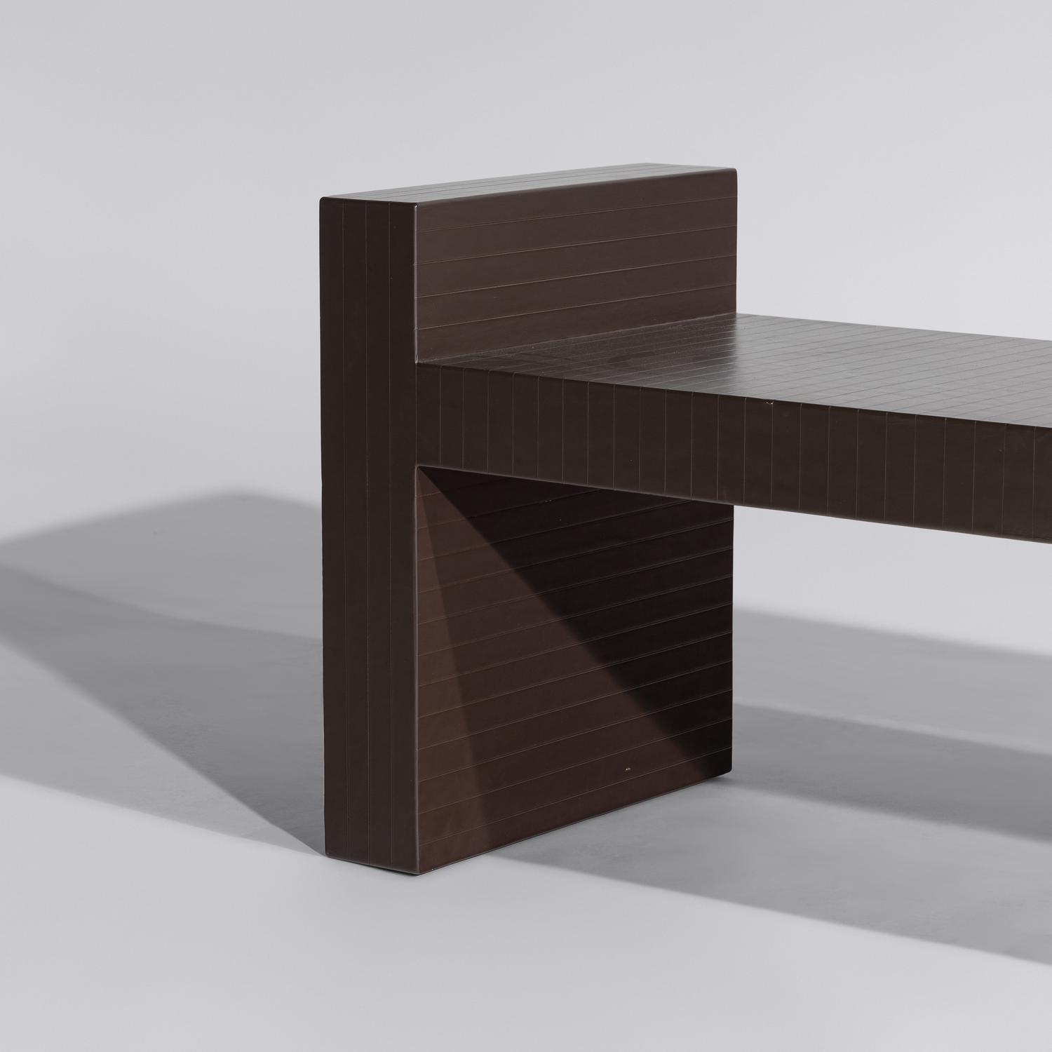 Scored Leather H-bench