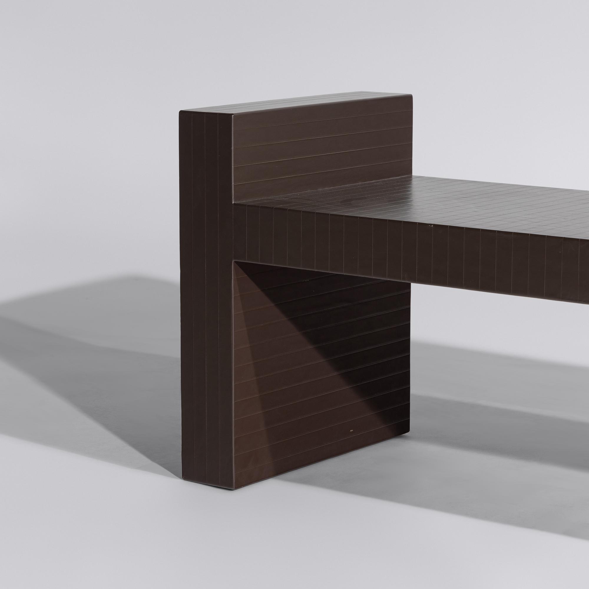 Scored Leather H-bench