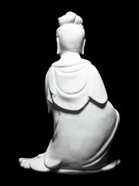 A Blanc-de-Chine Porcelain Figure of Guanyin