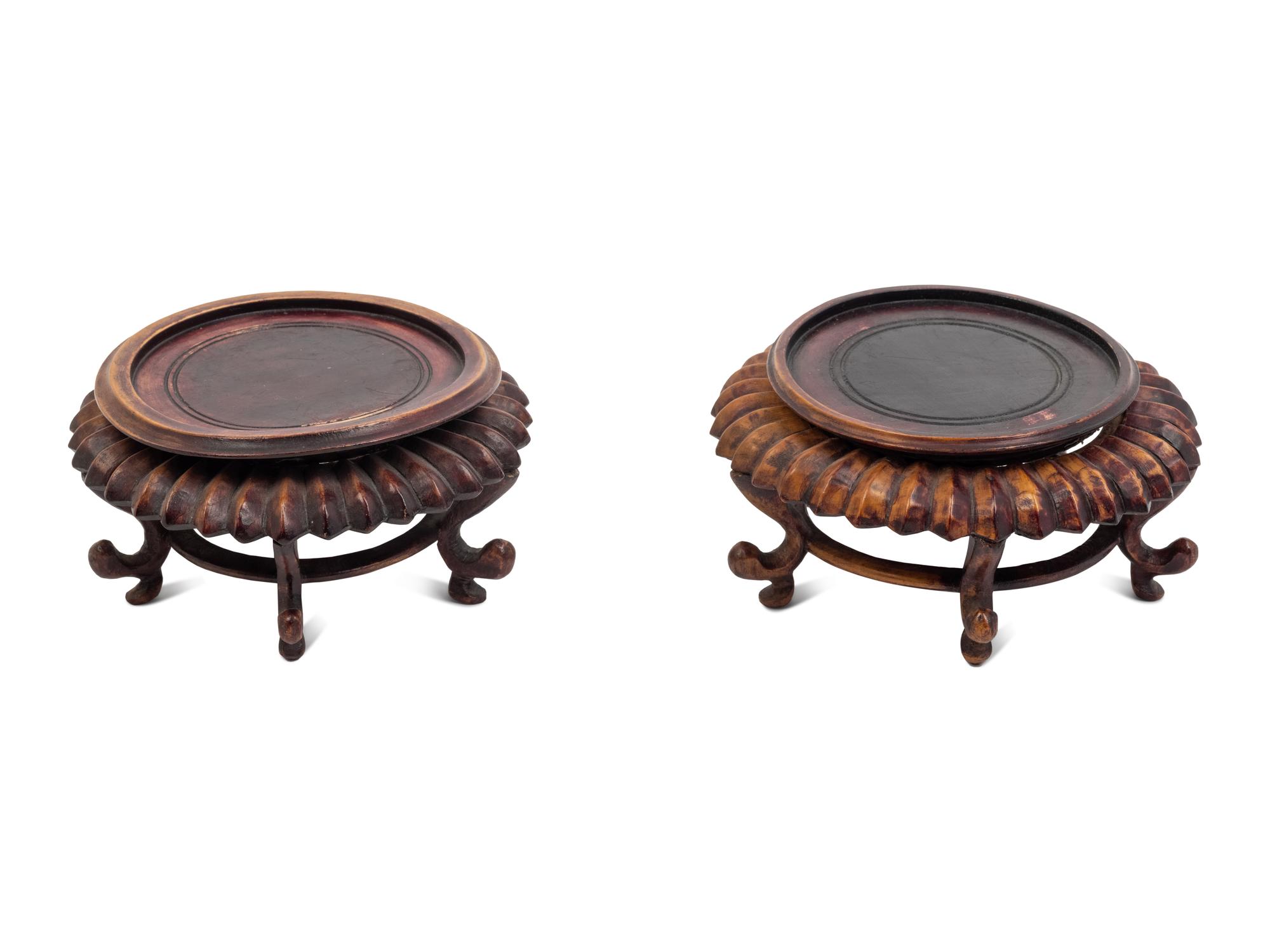 A Pair of Claire-de-Lune Glazed Porcelain Brush Washers