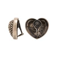 Kieselstein-Cord, Sterling Silver Heart Necklace and Earrings