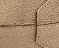 An Hermes Etoupe/Ebene 45cm Taurillon Clemence Double Sens Tote, 17.5" x 15.5" x 5".