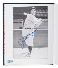 A Group of Two Joe DiMaggio Signed Autograph Album Book Sets (Beckett Authentication Services Letters),