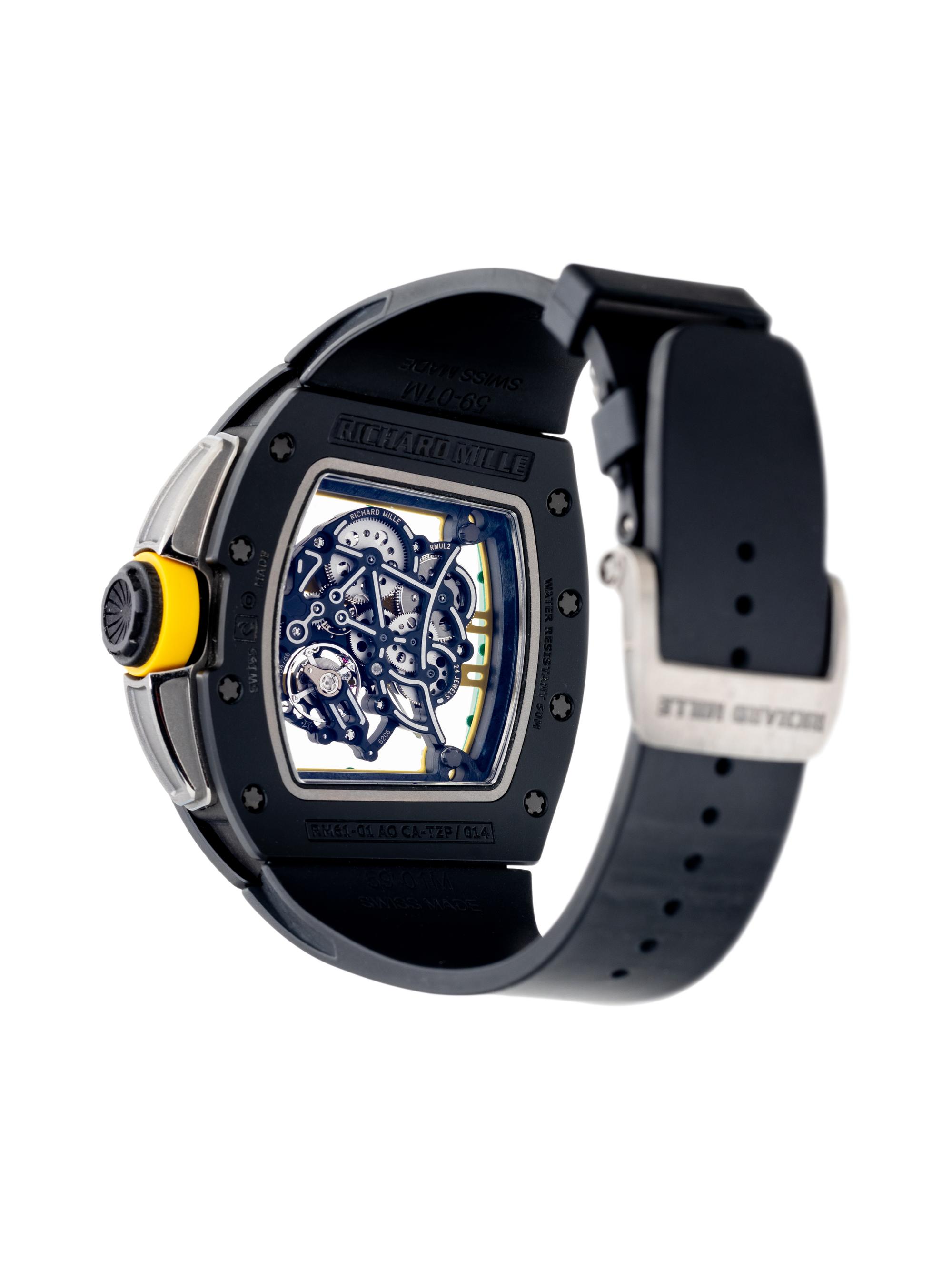 A SPECTACULAR RICHARD MILLE, REF. RM61-01 CERAMIC 'YOHAN BLAKE' WATCH