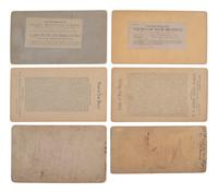 [NATIVE AMERICANS]. 6 stereoviews of Southwestern Indians, incl. images by JACKSON & GILLINGHAM.