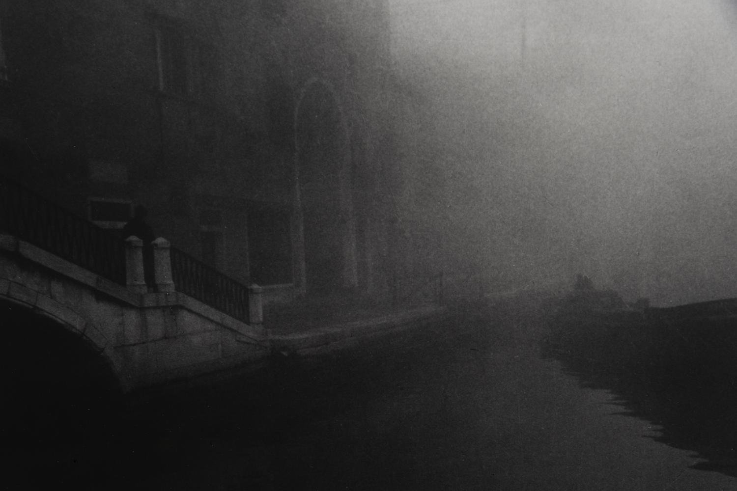 John Stewart (British, 1919-2017) Foggy Series (a group of three works), 1992 each signed and dated (lower right) 12 1/2 x 12 inches (image).