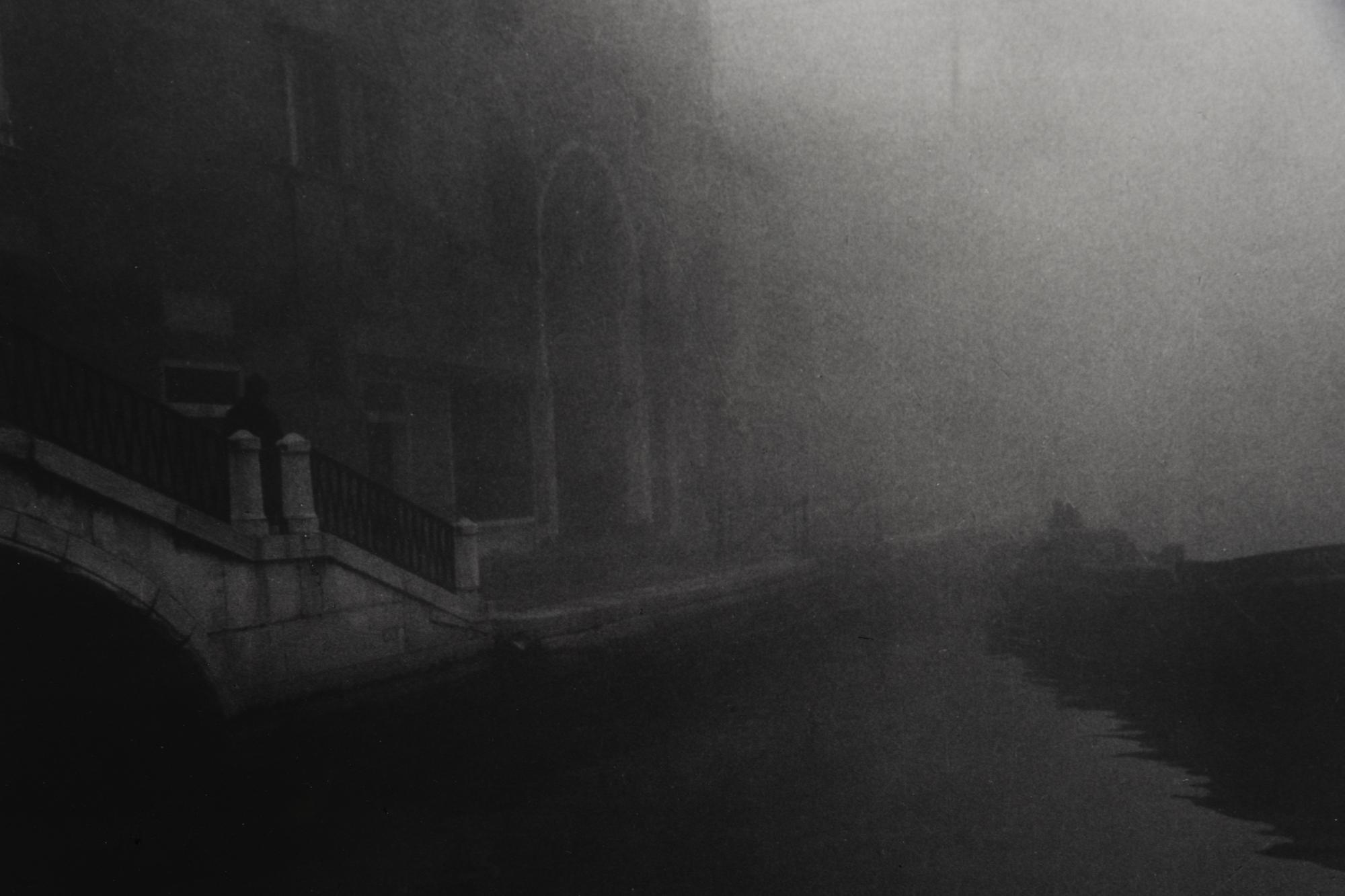 John Stewart (British, 1919-2017) Foggy Series (a group of three works), 1992 each signed and dated (lower right) 12 1/2 x 12 inches (image).