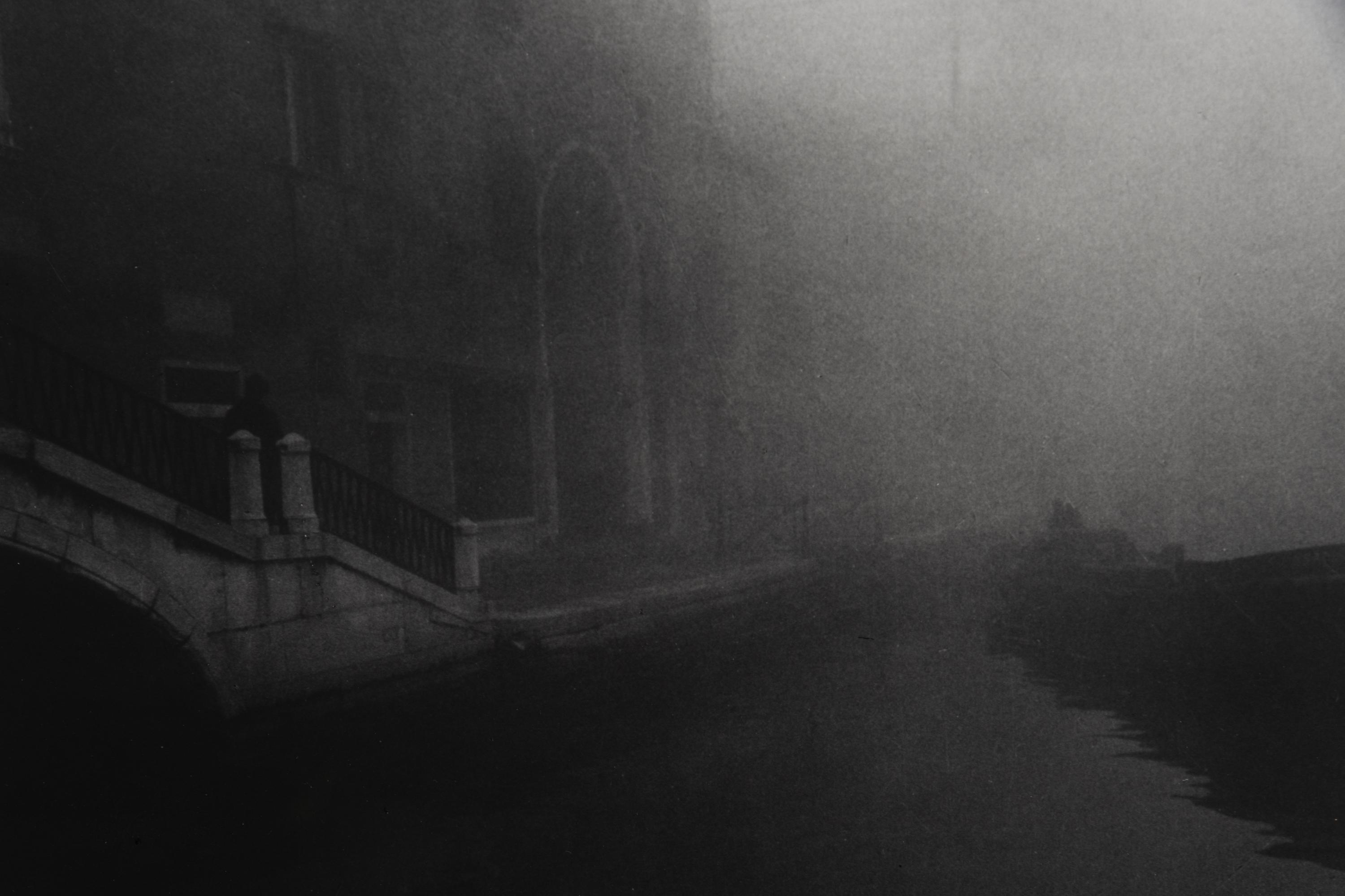 John Stewart (British, 1919-2017) Foggy Series (a group of three works), 1992 each signed and dated (lower right) 12 1/2 x 12 inches (image).