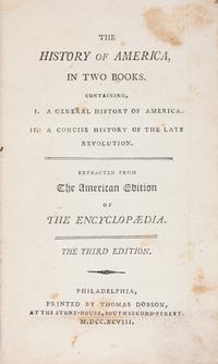 [Americana] (Morse, Jedidiah). The History of America, in Two Books...