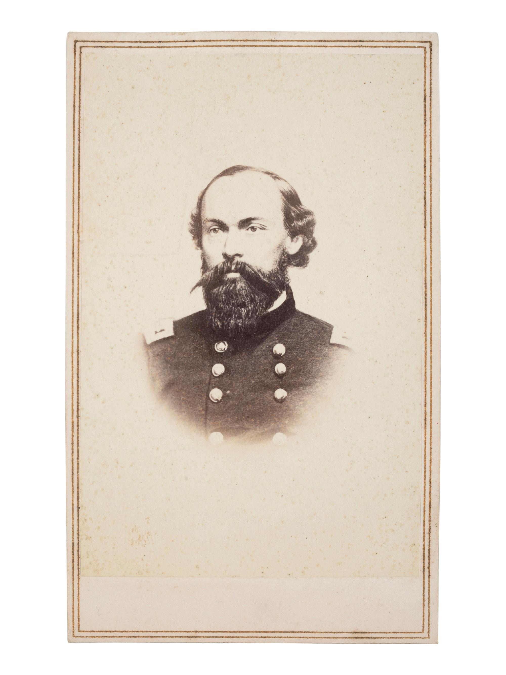 [CIVIL WAR]. [BRADY, Mathew (1822-1896), photographer]. CDV of Gordon Granger, Union general and father of the Juneteenth celebration. New York: E. & H.T. Anthony.