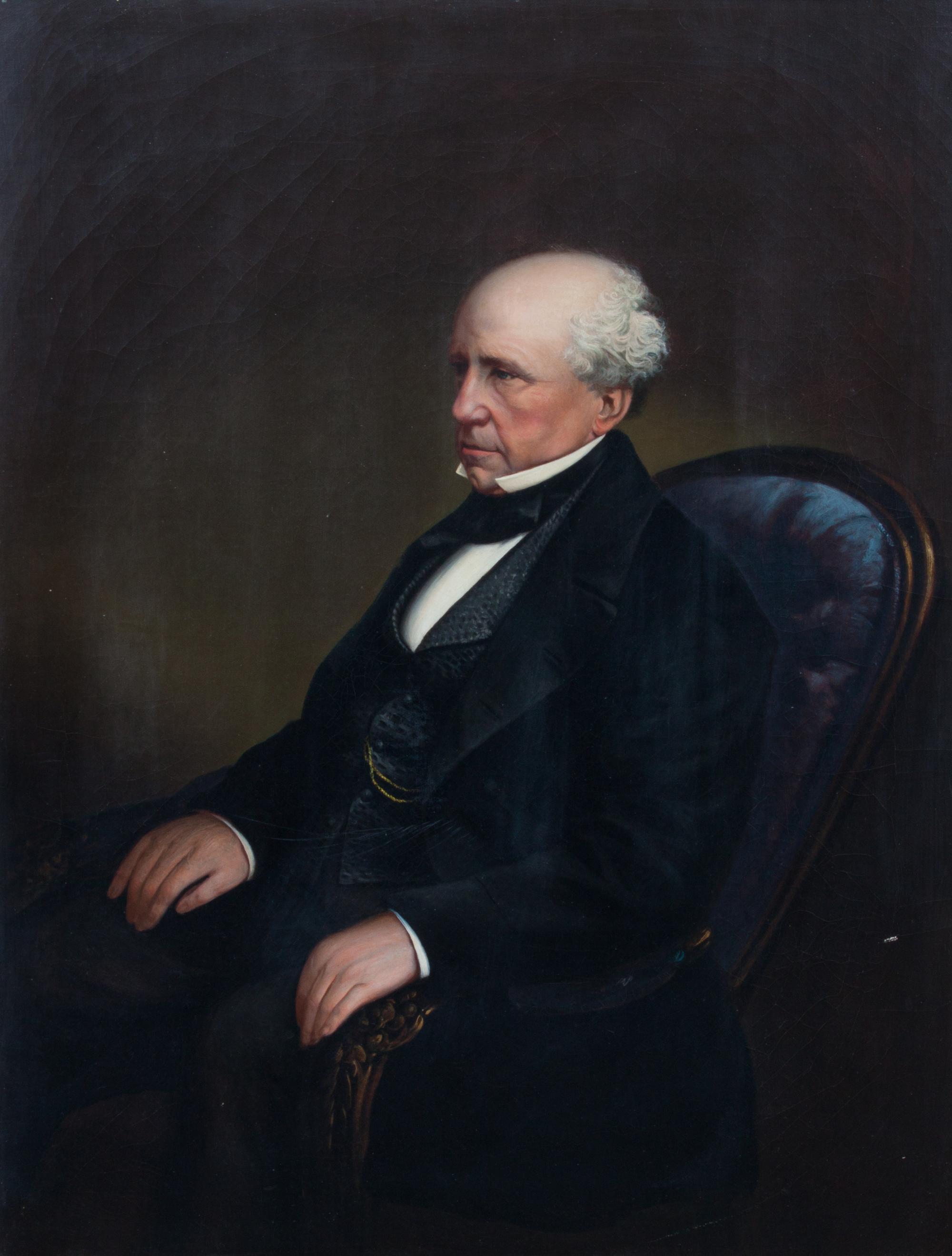 Artist Unknown, (19th century), Portrait of a Seated Gentleman in Waistcoat