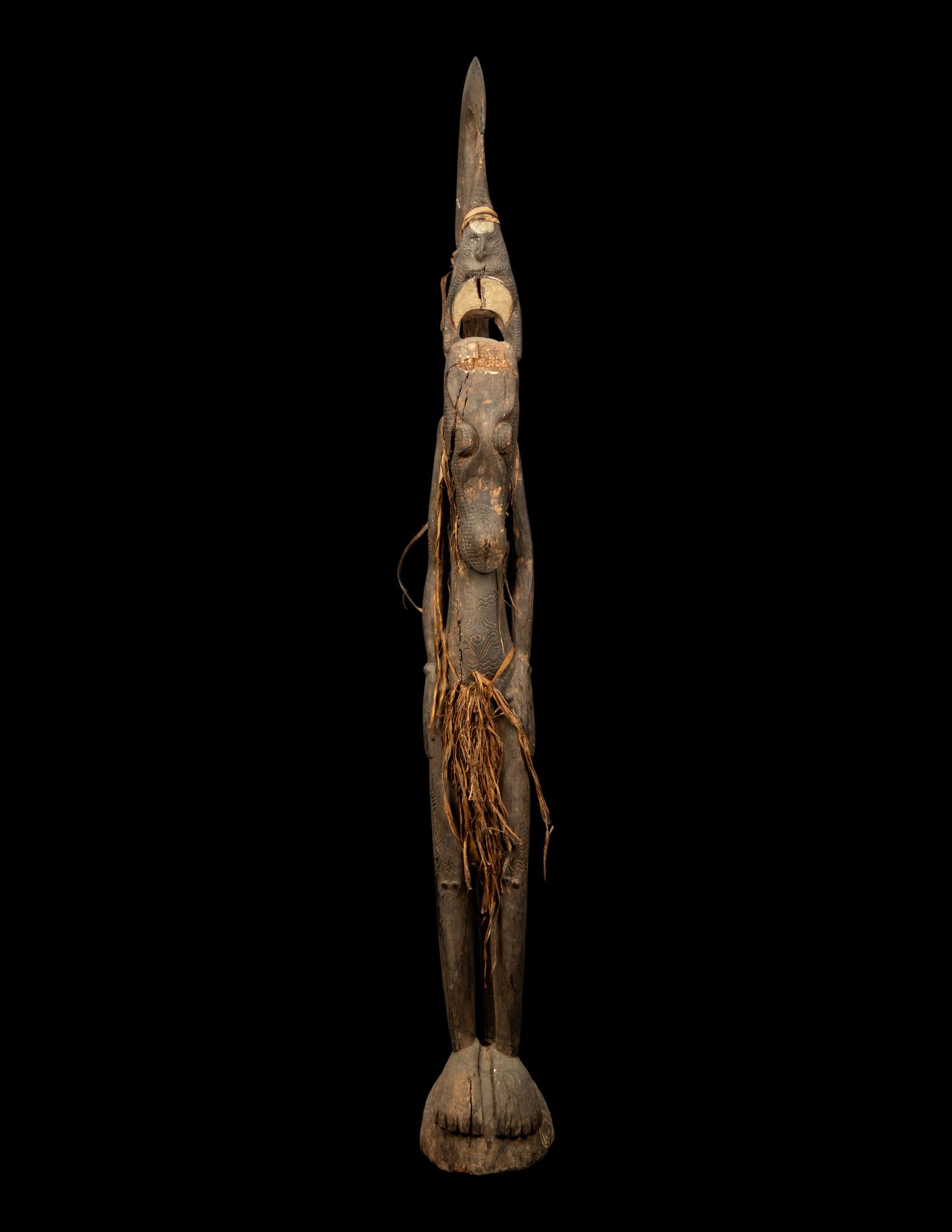 An Oceanic Wood Standing Figure