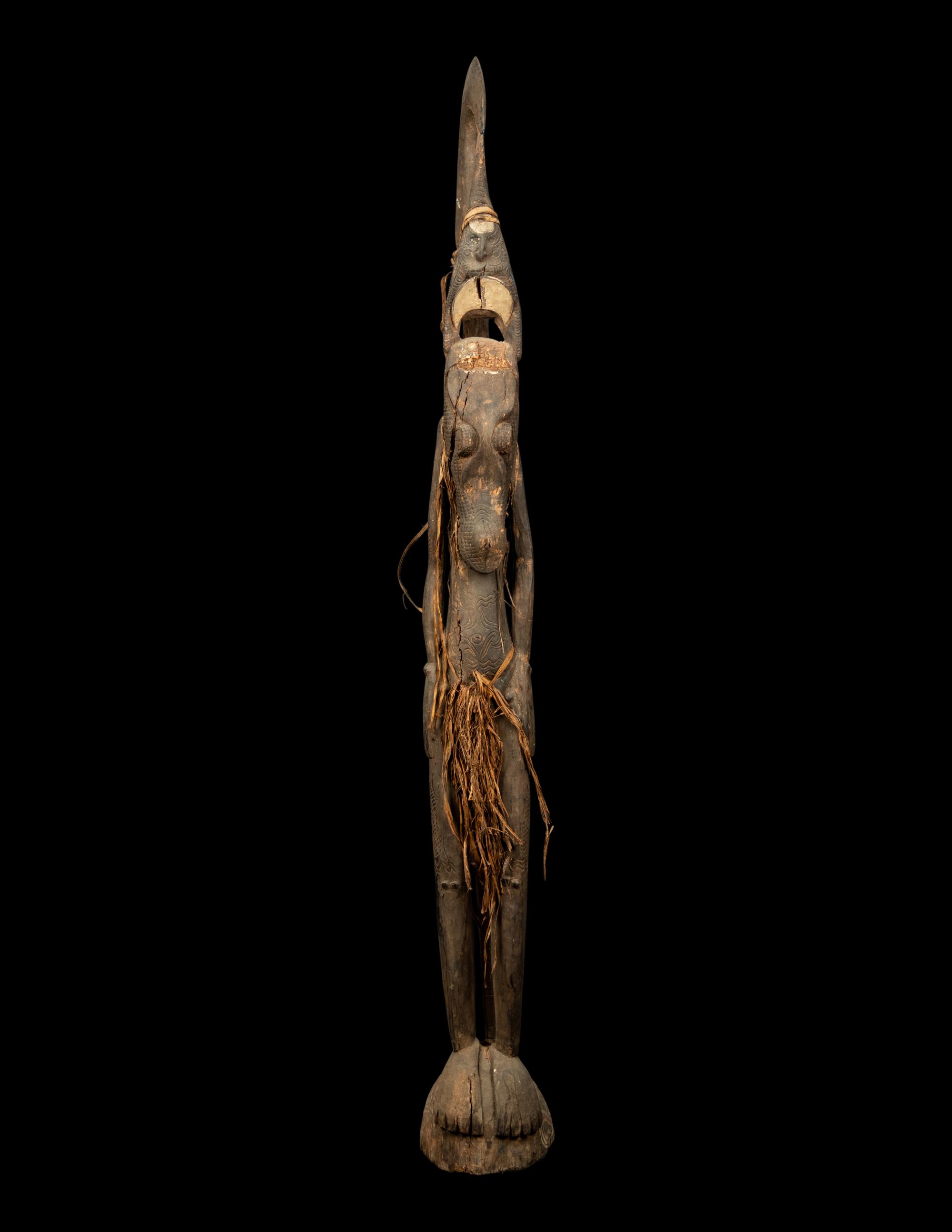 An Oceanic Wood Standing Figure